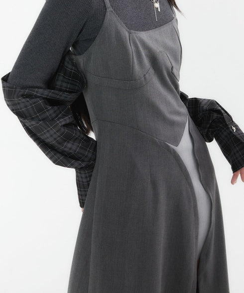 Layered Slit Dress